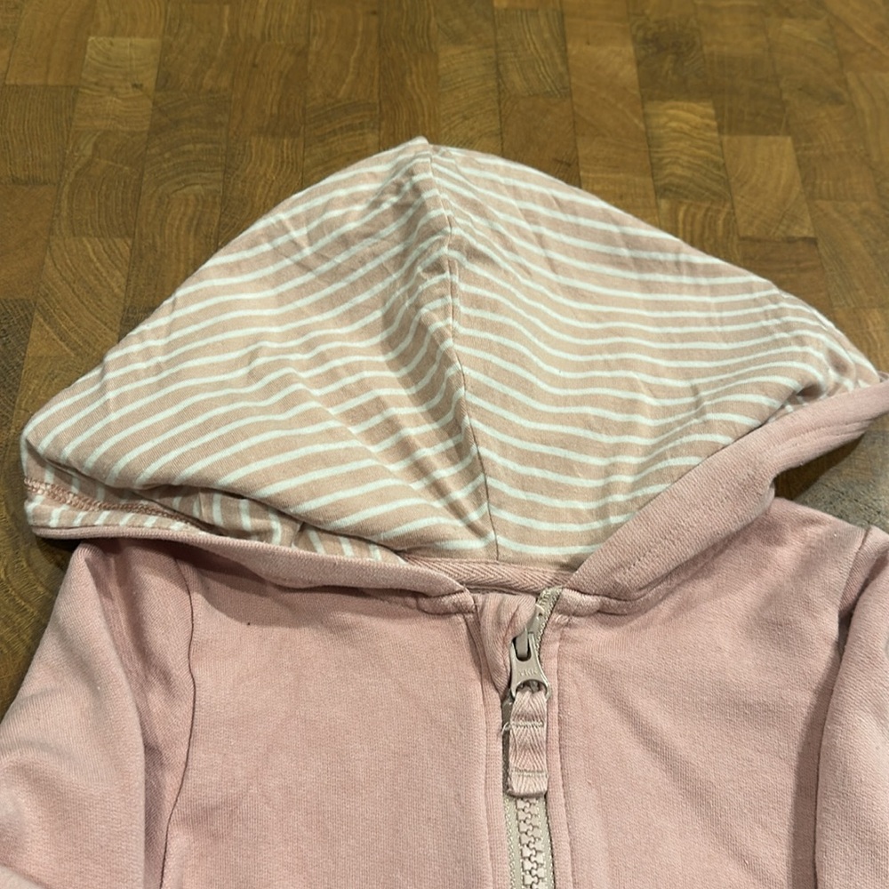 Little Sleepies Pink Ruffle Hoodie - Picture 4 of 8